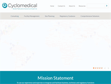 Tablet Screenshot of cyclomedical.com